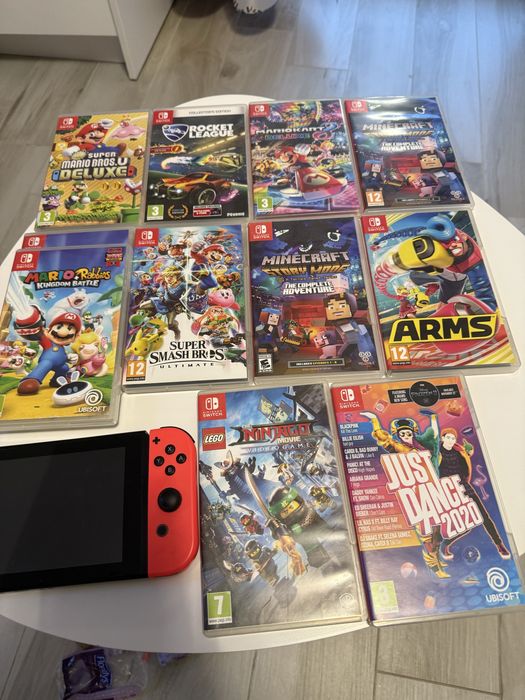 Nintendo Switch(2 jocuri incluse) + Controller Pro