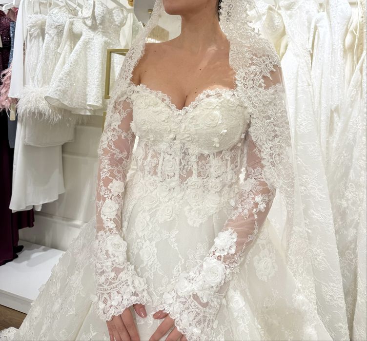 Rochie mireasa nepurtata