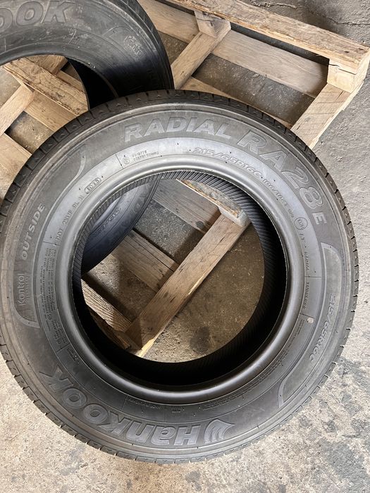 2 anvelope vara NOI 215/65/16 C , Hankook , 8 mm !