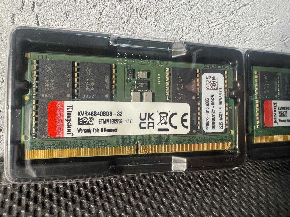 Kit RAM Kingston 64GB 2x32GB DDR5 4800MHz SODIMM Laptop