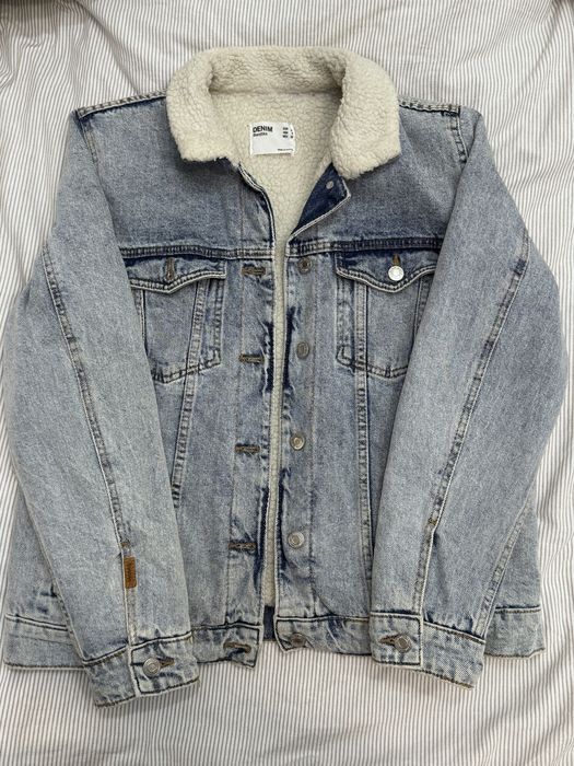 Джинсовая куртка утепленная