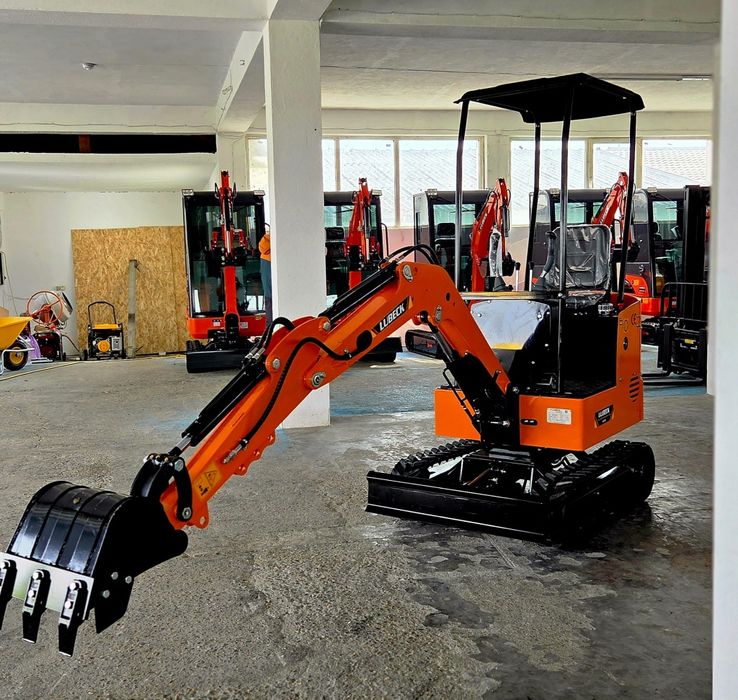 Miniexcavator Lubeck W 100, 1 tonă~Nou~