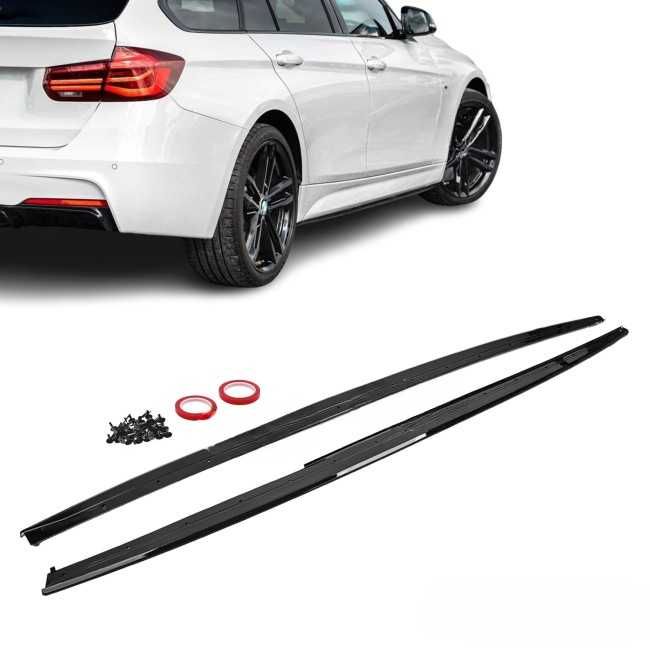 Set Extensii Prelungiri Praguri Laterale Dedicate BMW F30 F31, Lucios