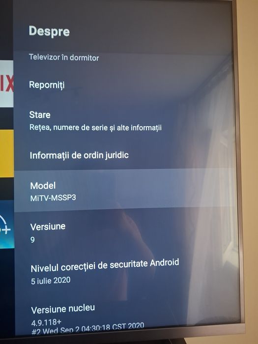 TV Xiaomi Mi 43” 4K Android TV
Vând TV Xiaomi Mi 43 inch, rezoluție 4K