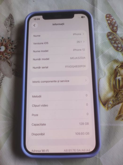 Vând telefon iPhone 12