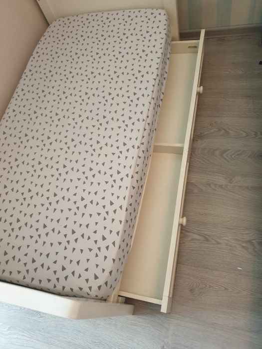Детская кровать + манеж 0+ до 9 лет, 150х80см
