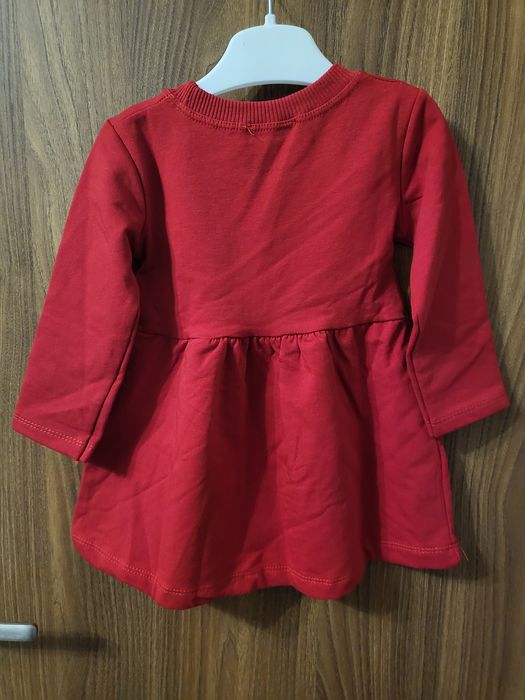 Детска коледна рокля, размер 74-80