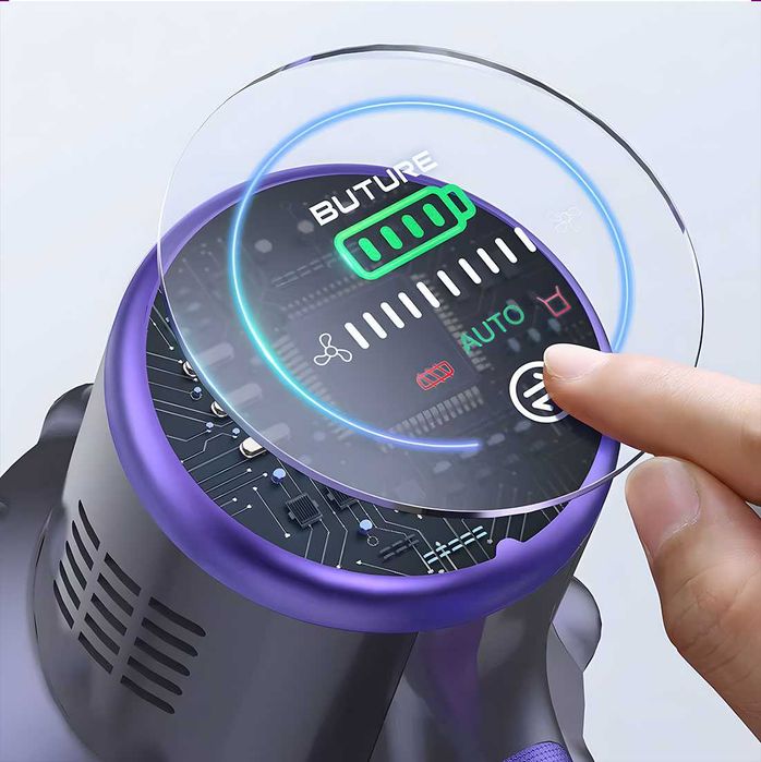 Безжична прахосмукачка BUTURE VC70 – 33KPA, LED, 55 мин автономност