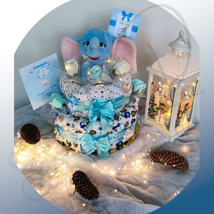 Торта от памперси