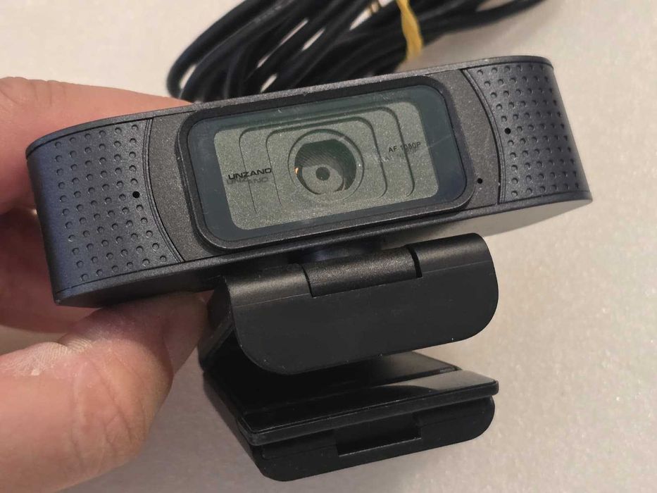 Cameră Web Unzano Full HD 1080p, Autofocus, Microfon Stereo Dual, Streaming & Zoom