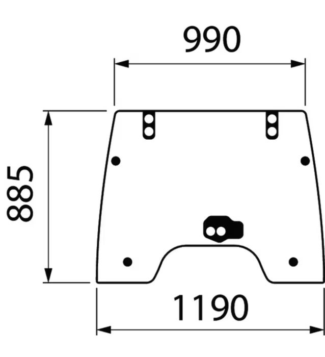 Стъкло за трактор John Deere, New Holland, Massey Ferguson, Case IH, Fendt, Claas и др.