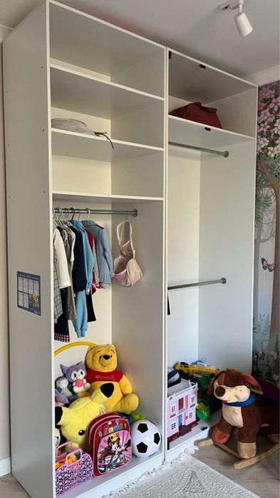 Шкаф для гардероба, без дверей