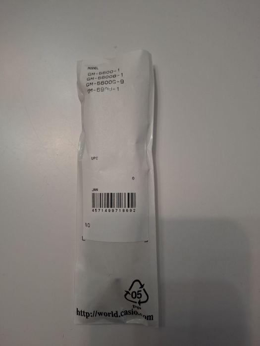 Каишка Casio G-shock