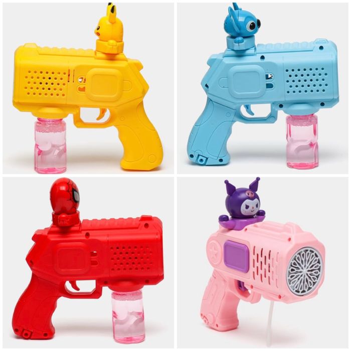 Мыльные пузыри. Пистолет пускающий пузыри