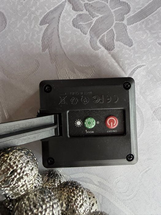 Ghirlandă LED solar 8 moduri IP65 7m 50 LED – Argintiu