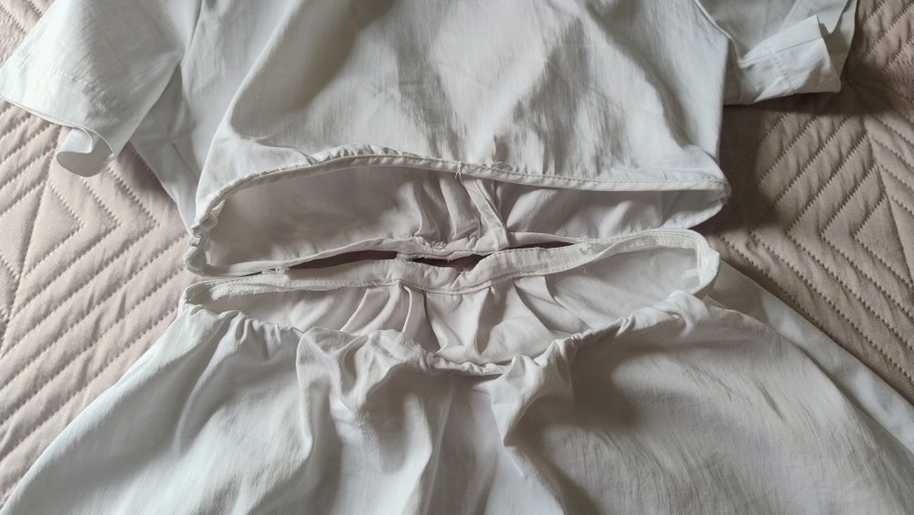 Синьо червена рокля М, Бяла Зара S, Черно бяла,Черна,,Зелена М