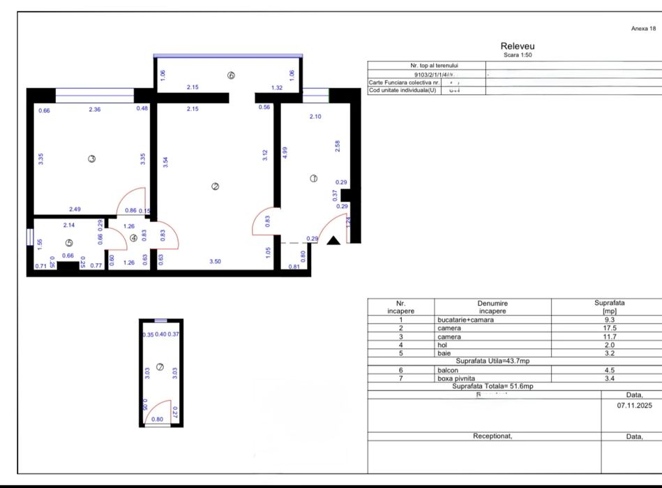 Apartament 2 camere, Centrul Civic, semi-decomandat, et 10, Vest.