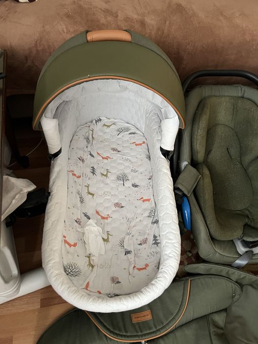 Carucior 3 in 1 cu landou si scoica Adamex Massimo