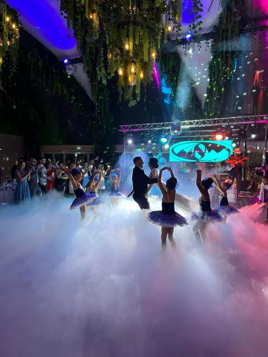 Inchirez scena de lumini si ecrane |baloane cu fum|Fum greu | Ecran |