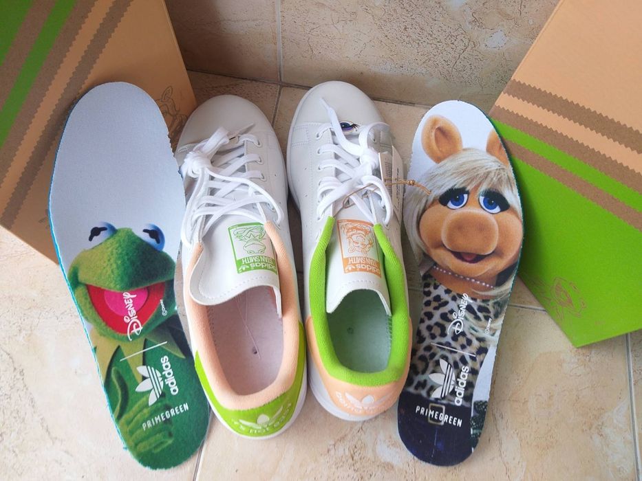 Adidas Stan Smith Miss Piggy & Kermit-мъжки кецове НОВИ С42/42 2/3