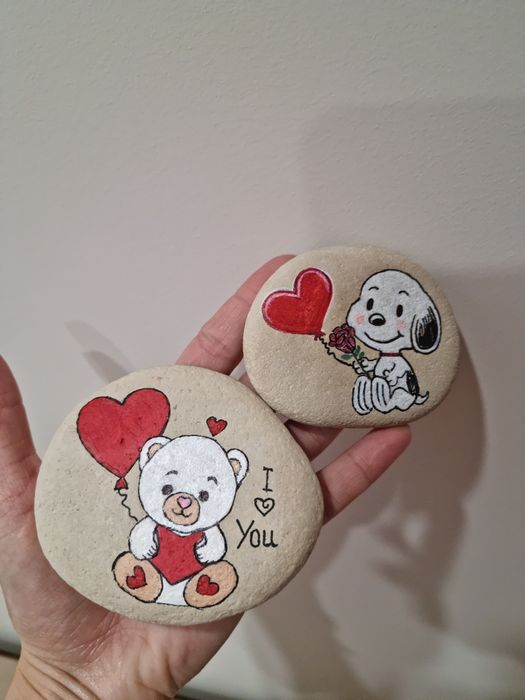 Камъче ръчна изработка,рисувано