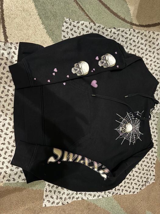 Hoodie суитчер с черепи alt y2k