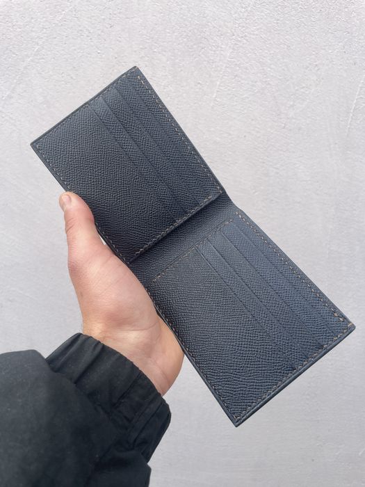 Portofel din piele naturala lucrat manual