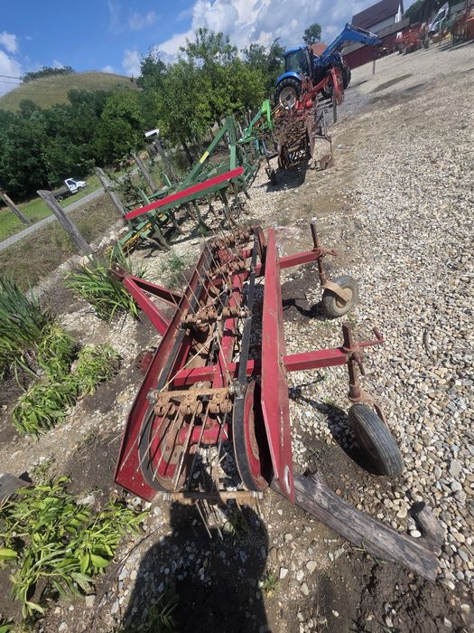 Grebla curele  in tiranti la tractor  cu piese originale 2 metri