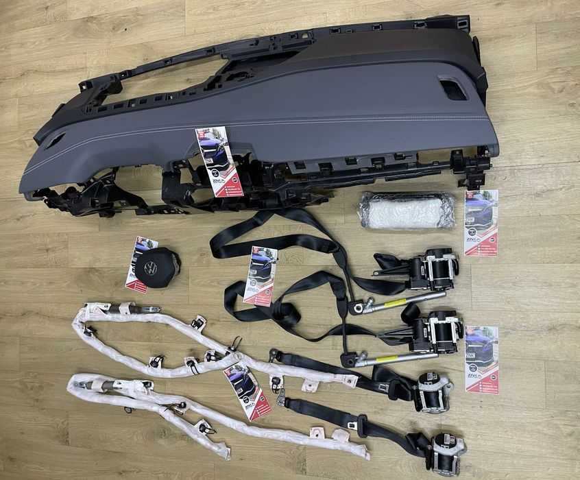 Volkswagen ID4 - plansa de bord - kit airbag - set centuri siguranta