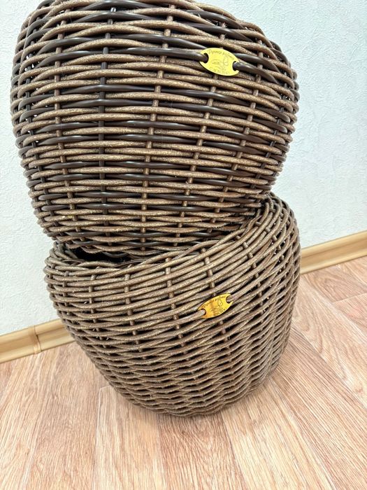 Кашпо из ротанга