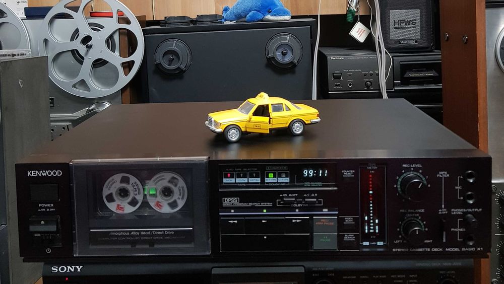 Casetofon Deck Audio Stereo Vintage KENWOOD BASIC X1  (Made in Japan)