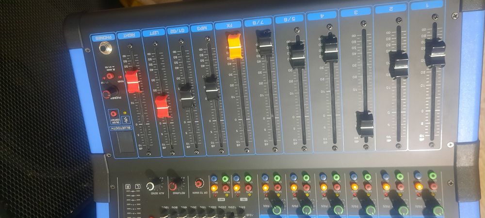 Микщерный Активный Пульт Toshkenda 8 kanal! Stereo kanal.  Dynacord.