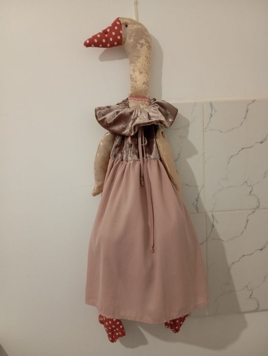 Гусь пакетница ручная работа