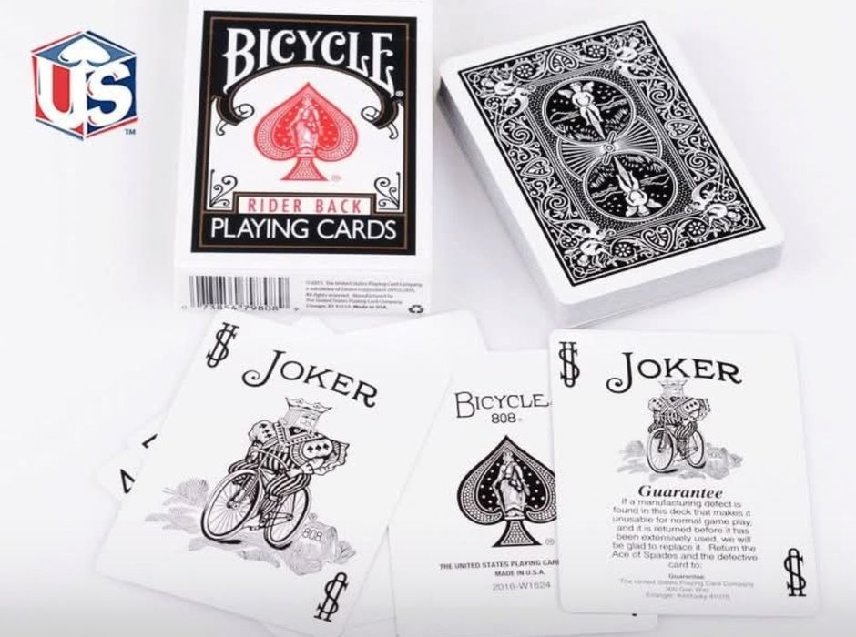 Kарты bicycle rider back black