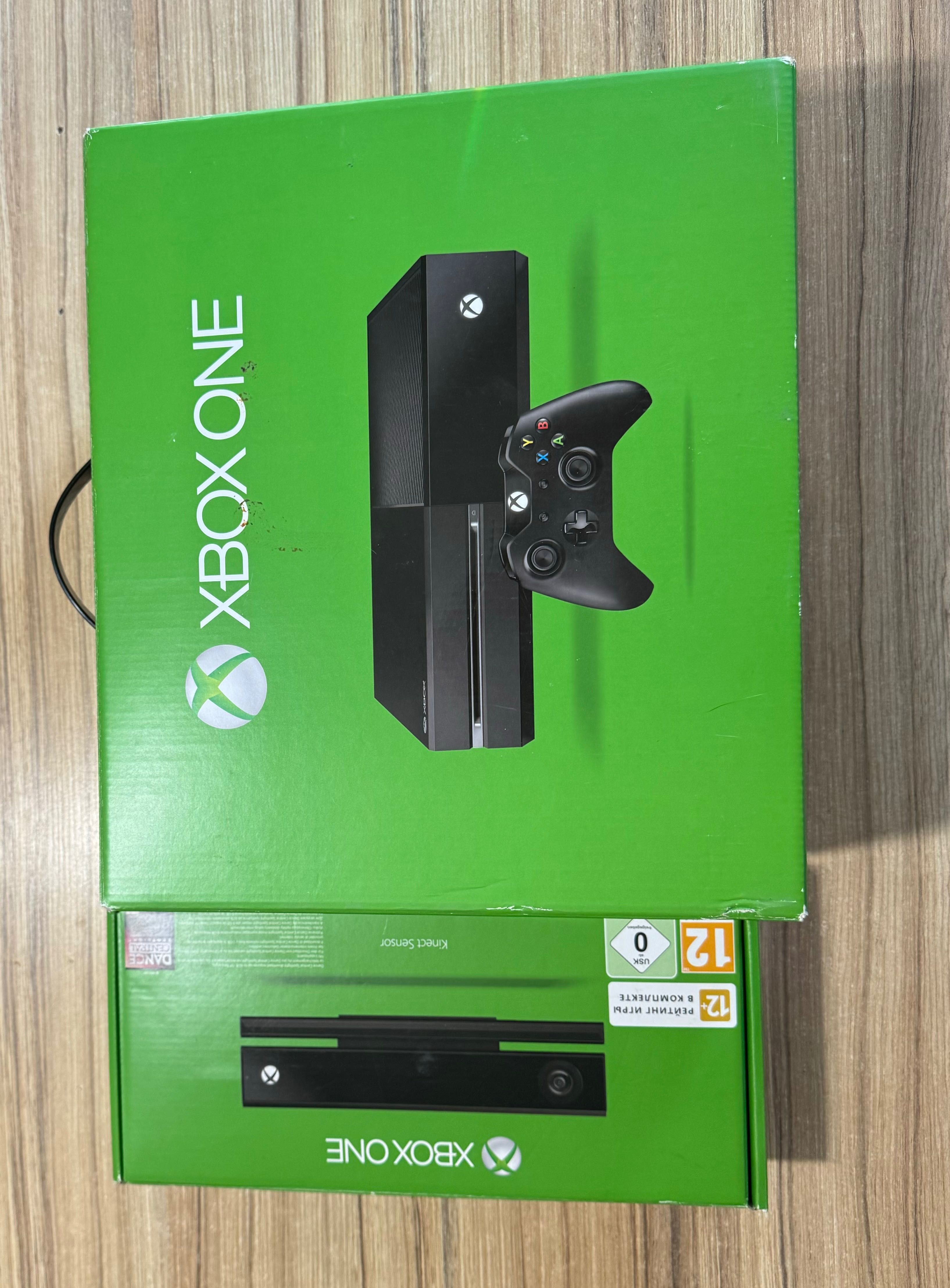 Xbox one 500gb полный комплект с консолью: 100 000 тг. - Приставки Алматы  на Olx