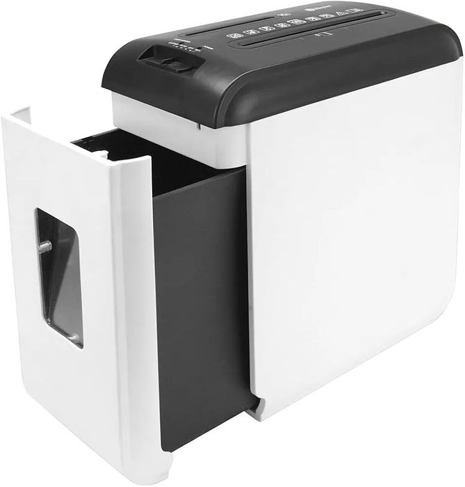 Шредер за документи с напречно рязане, 10 листа, CD и DVD, 15 литра