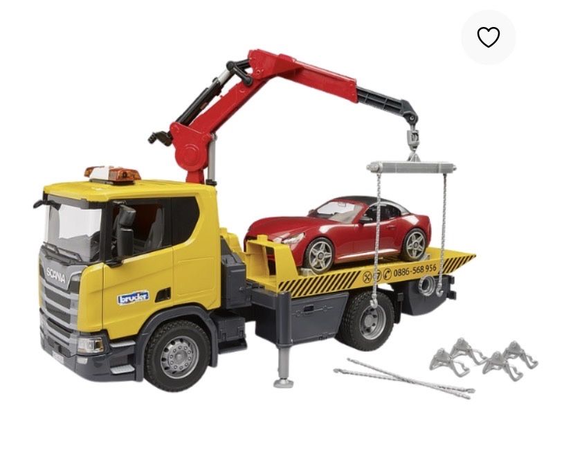 Репатрак с кола bruder