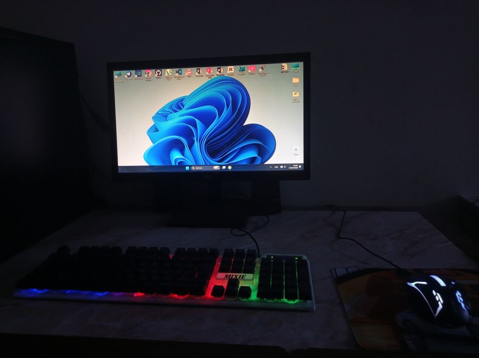 O‘yin va ish uchun kompyuter — i3-9100F / GTX 1050 Ti / 12GB RAM