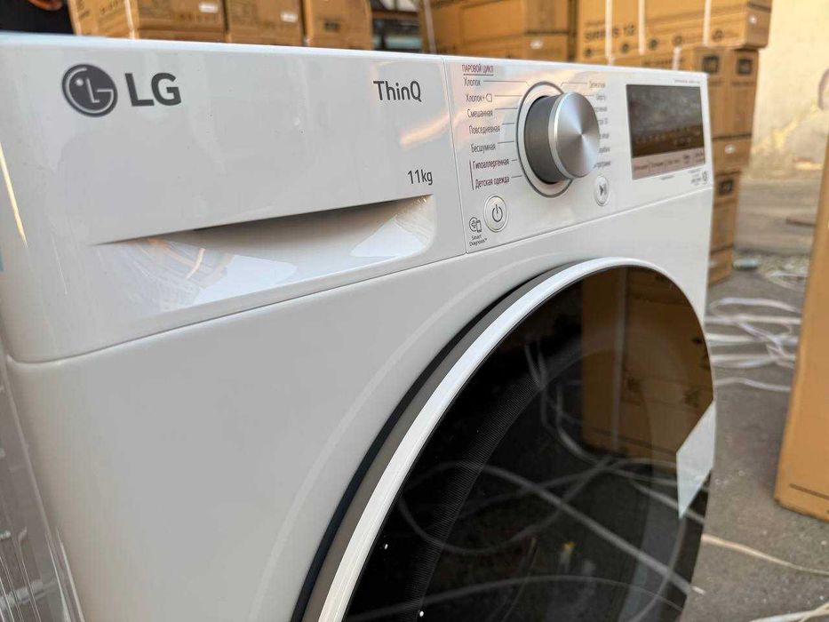 Стиральная машина LG 11 кг TW4V5ES0W Inverter AI DD Steam ThinQ