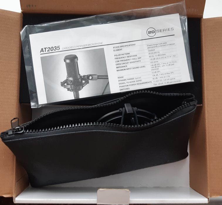 Audio-Technica AT2035 — студийный конденсаторный микрофон