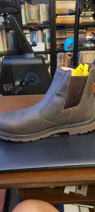 Cizme piele groasa de iarna, barbatesti , marca Dunlop