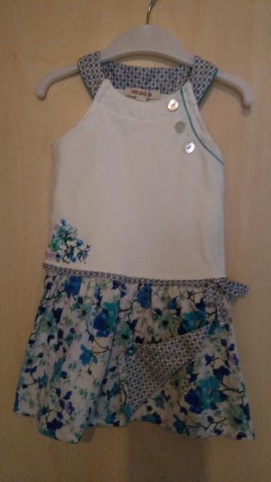 Кензо - уникална маркова детска рокля с болеро