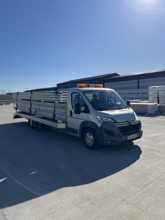 Tractări Auto Sibiu NON-STOP Platformă Auto 24/7 SAN Logistic ING