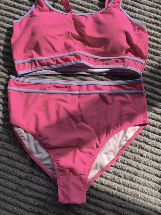 Set bikini push-up talie înaltă control burtă două piese – talie înaltă