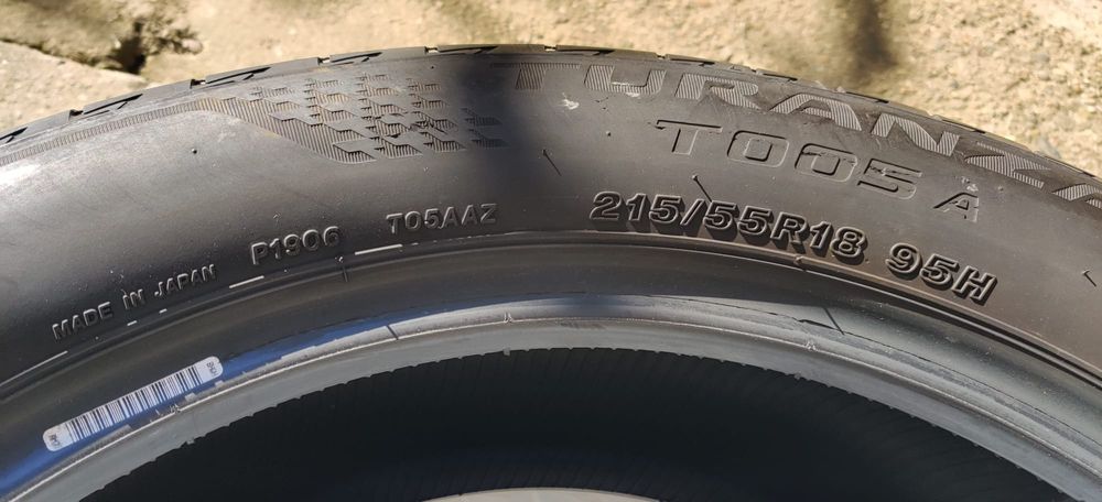 Cauciucuri vara Bridgestone Turanza 215/55/R18 Vara DOT 2019 Made in J