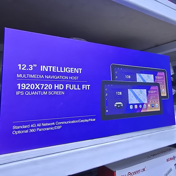 Большой андроид магнитола на любой авто. Смотрится красиво. Андройд