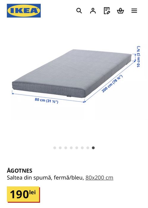 Vand 2 saltele 80x200x10