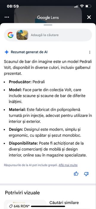 Scaune bar outdoor Volt