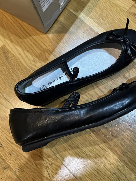 Детские черные балетки