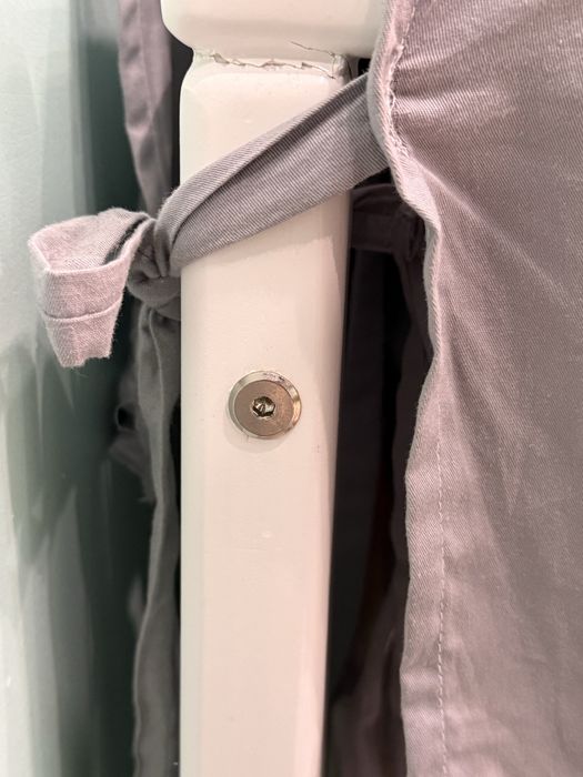 Кроаать детская напольная с бортиками + матрас